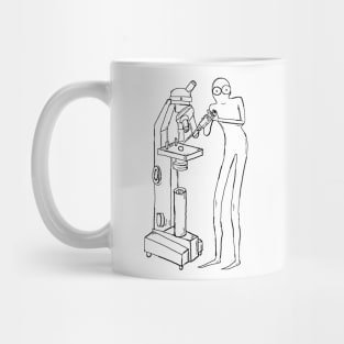 Alien pipetting Mug